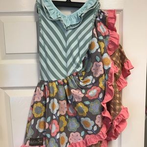 Matilda Jane swirly dress girls size 8